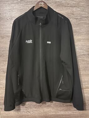 FIGS Jacket 2XL Black Technical Collection Windbreaker Ayla Healthcare Logo